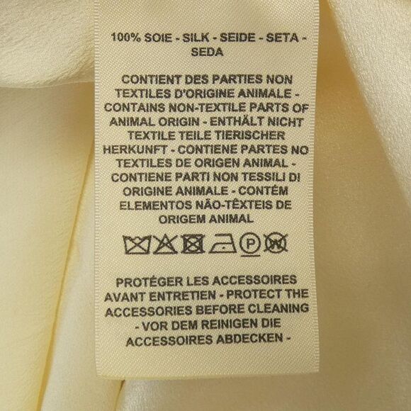 Hermes ROBE Inspiration Chemise 2h0540dc Crude Cel Medal Dress 